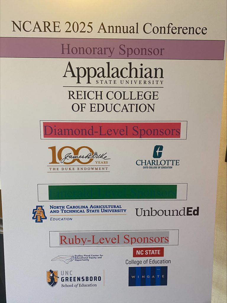 NCARE 2025 Annual Conference list of sponsors.